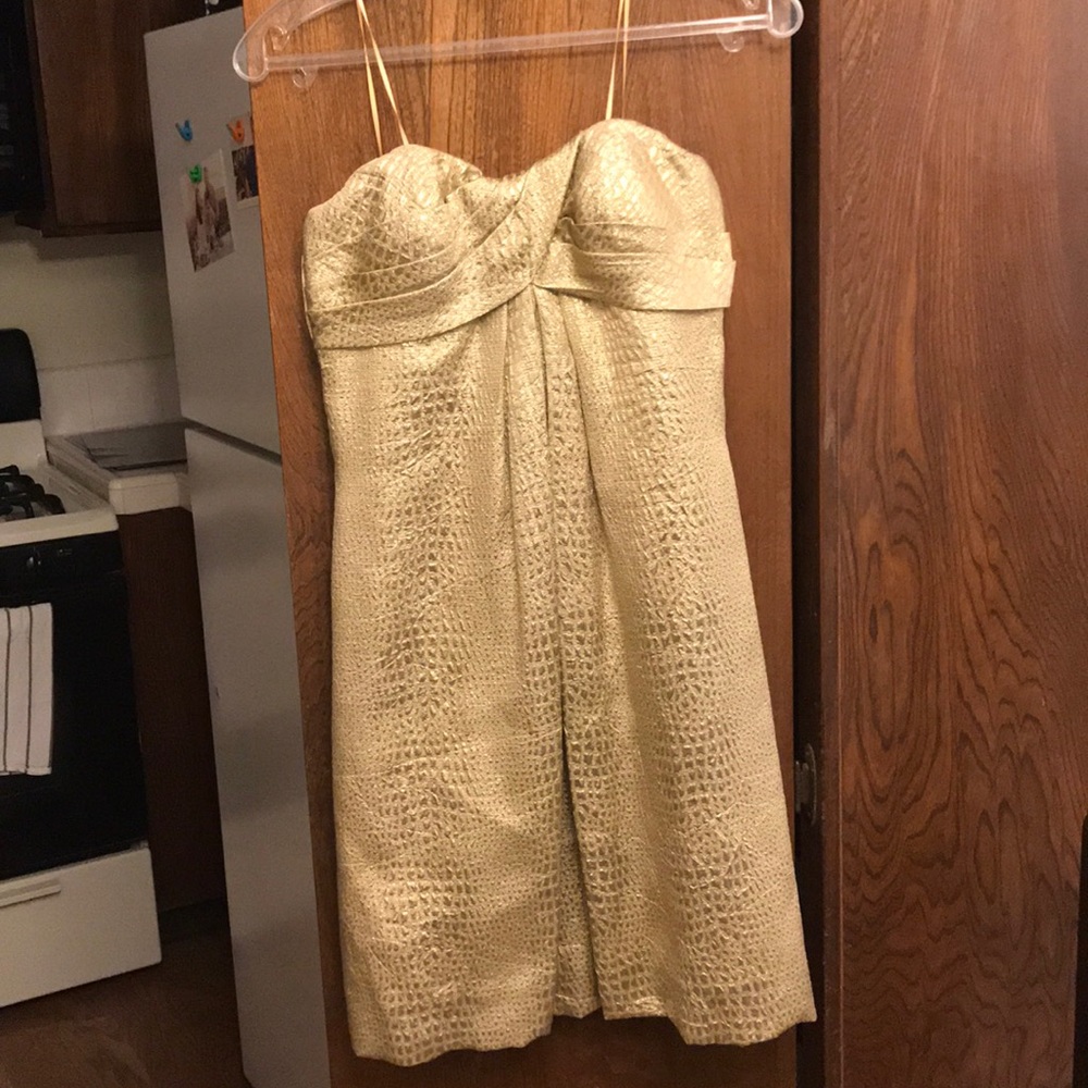 Gold formal/cocktail dress